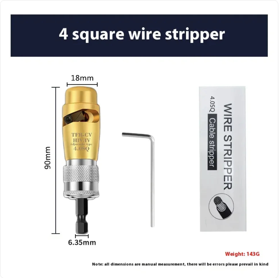 Rotating Electric Wire Stripper & Skinning Knife – Essential Electrical Tool